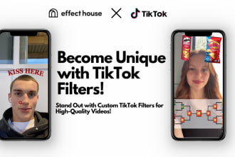 create premium tiktok filter, effect and games for your page