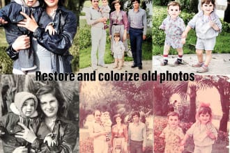 restore old and damage photos