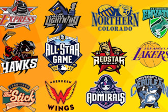 design professional  custom nfl  parody sports logo for your brand
