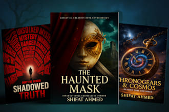 design ebook and print ready fantasy or non fiction covers and KDP covers