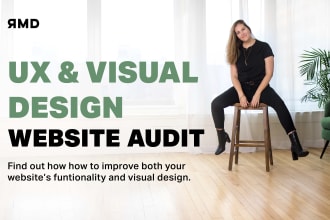 do a UX and visual design audit of your website