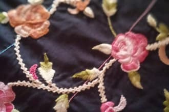 customize any hand embroidery in tote bags, shirts or caps etc