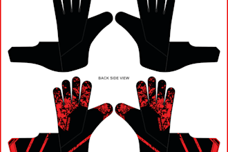 make customer requirement goalkeeper gloves design