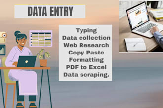 do urgent data entry, copy paste at a low price