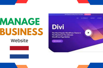 design or clone your wordpress website on divi theme