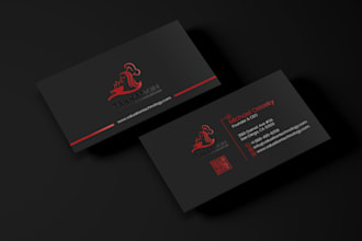 Hot Deals! do outstanding modern minimalist business card or logo design