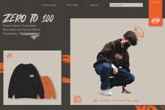 design a pro website banner or header