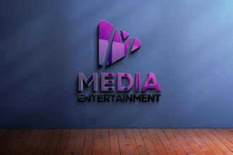 design eye catchy tv, radio, youtube, channel, minimalist and business logo