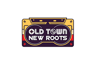 vintage record gaming shop logo design