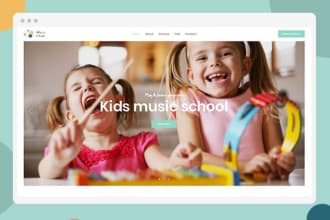 do music school website design