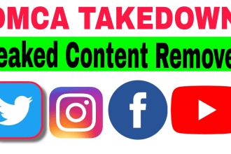 send dmca against infringing content google,facebook,