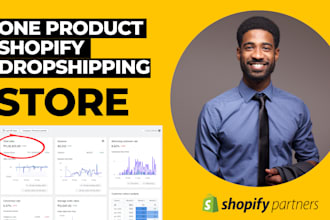 create a one product shopify dropshipping store