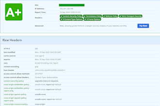 add security header for your wordpress website