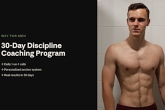 be your personal 30 day discipline coach with daily calls