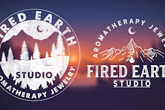 desing retro stamp badge logo