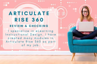 review and check elearning courses in articulate rise 360