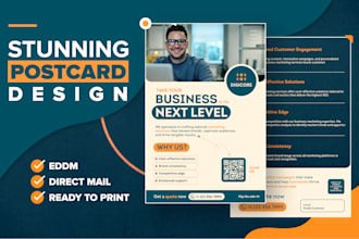 design stunning postcard designs for your business that converts
