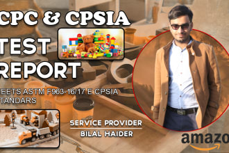 provide child product certificate, CPC, and cpsia test report for amazon,CPC max