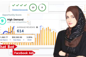launch and rank your amazon product with manychat, PPC and fb ads to 1st page