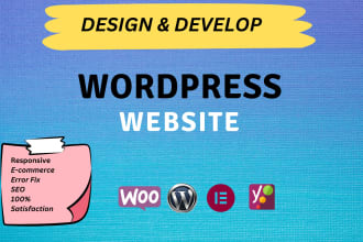 design, build, modify, clone or revamp responsive wordpress website