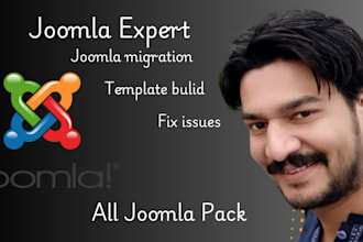 joomla migration template customization error fixing service