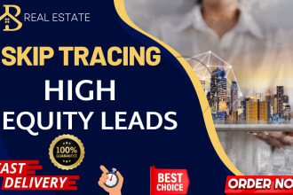 do real estate high equity leads with skip tracing