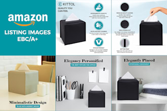 create professional amazon infographic and listing image design and boost sales
