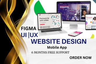 create quick website layout mockup site figma UI UX and prototype in 4 hours