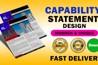 do creative capability statement and government flyer