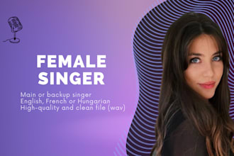 be your singer or female vocalist