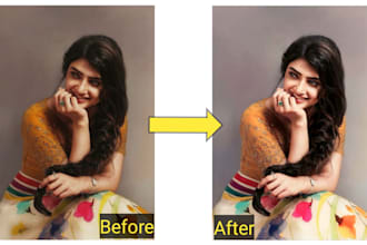 photoshop blurry images, retouching, editing portraits