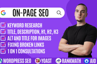 do complete technical wordpress on page SEO optimization