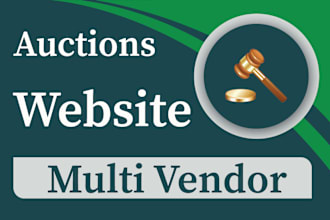 create a multi vendor auction website