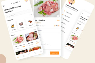 develop on demand meat delivery app, grocery delivery app, pizza delivery app