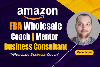 be amazon fba consultant, fba coach or mentor for your amazon wholesale business