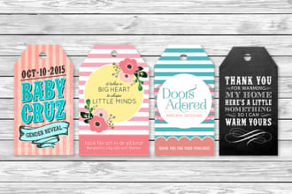 customize thank you tags for your occasion