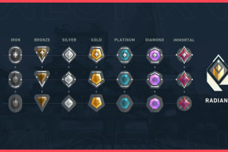 create a valorant account na and level it to lv 20 ready for ranked
