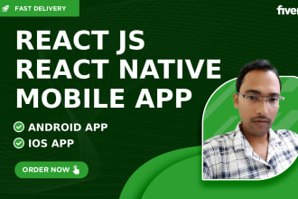 development react native mobile app for android and IOS