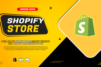 do shopify website or shopify speed optimization or shopify dropshipping store