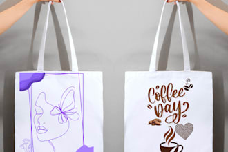 create creative tote bag designs according to your needs