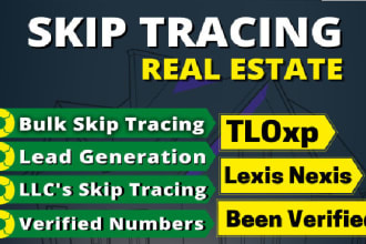 provide real estate skip tracing services by tloxp in bulk
