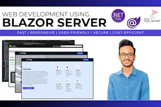 build a professional dotnet web application, admin panel or dashboard