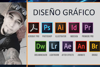 diseñador gráfico integral incluyendo páginas web