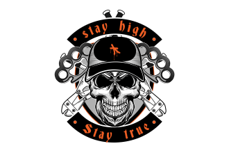 do edgy skull grim skeleton for tshirt design