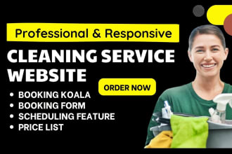 cleaning service website, booking koala, house cleaning, office cleaning, lawn