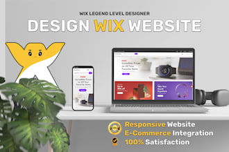 design a custom wix website for your business
