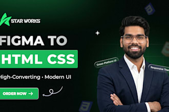 convert figma to HTML CSS using tailwind css or bootstrap