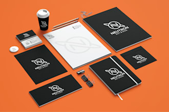 design visual identities with a full corporate branding package