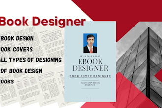 do professional ebook design and canva book cover