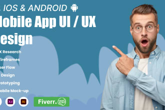 ui UX design for android and ios mobile apps